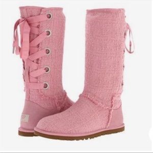Ugg Heirloom Lace Up Boots size 8